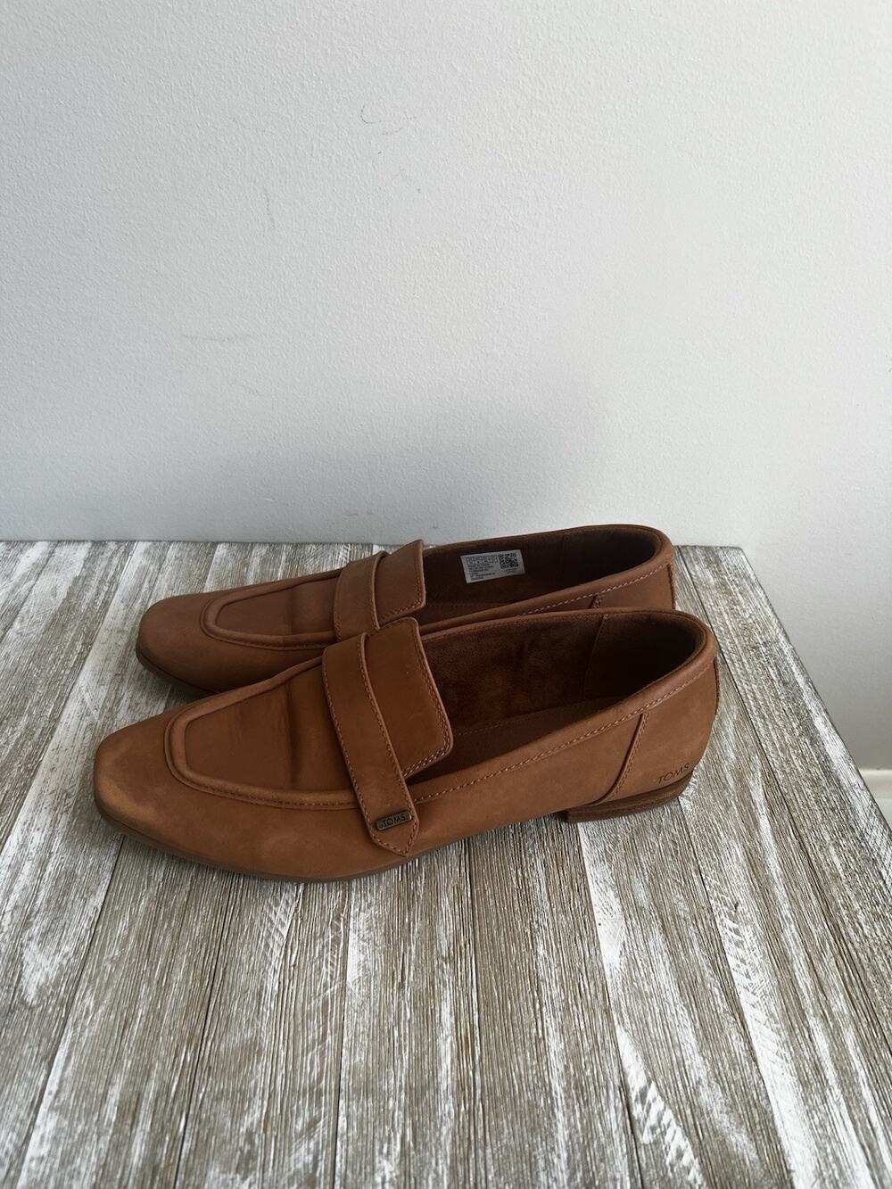 Toms Lynette Loafer Brown Casual Career Women's Size 10